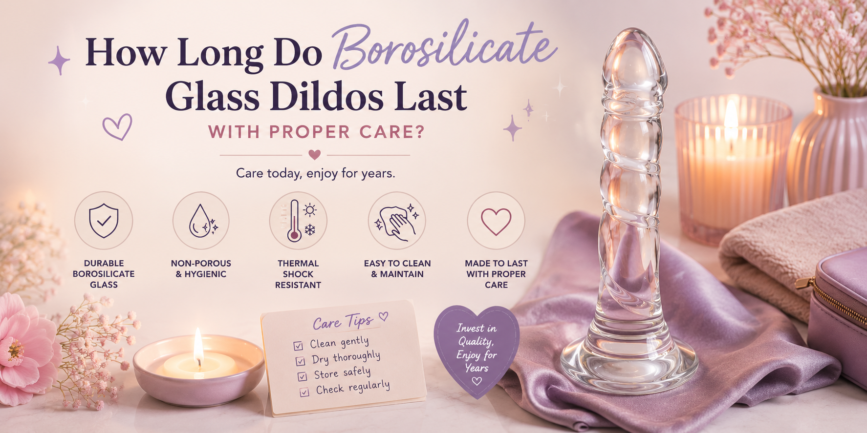 How Long Do Borosilicate Glass Dildos Last With Proper Care?