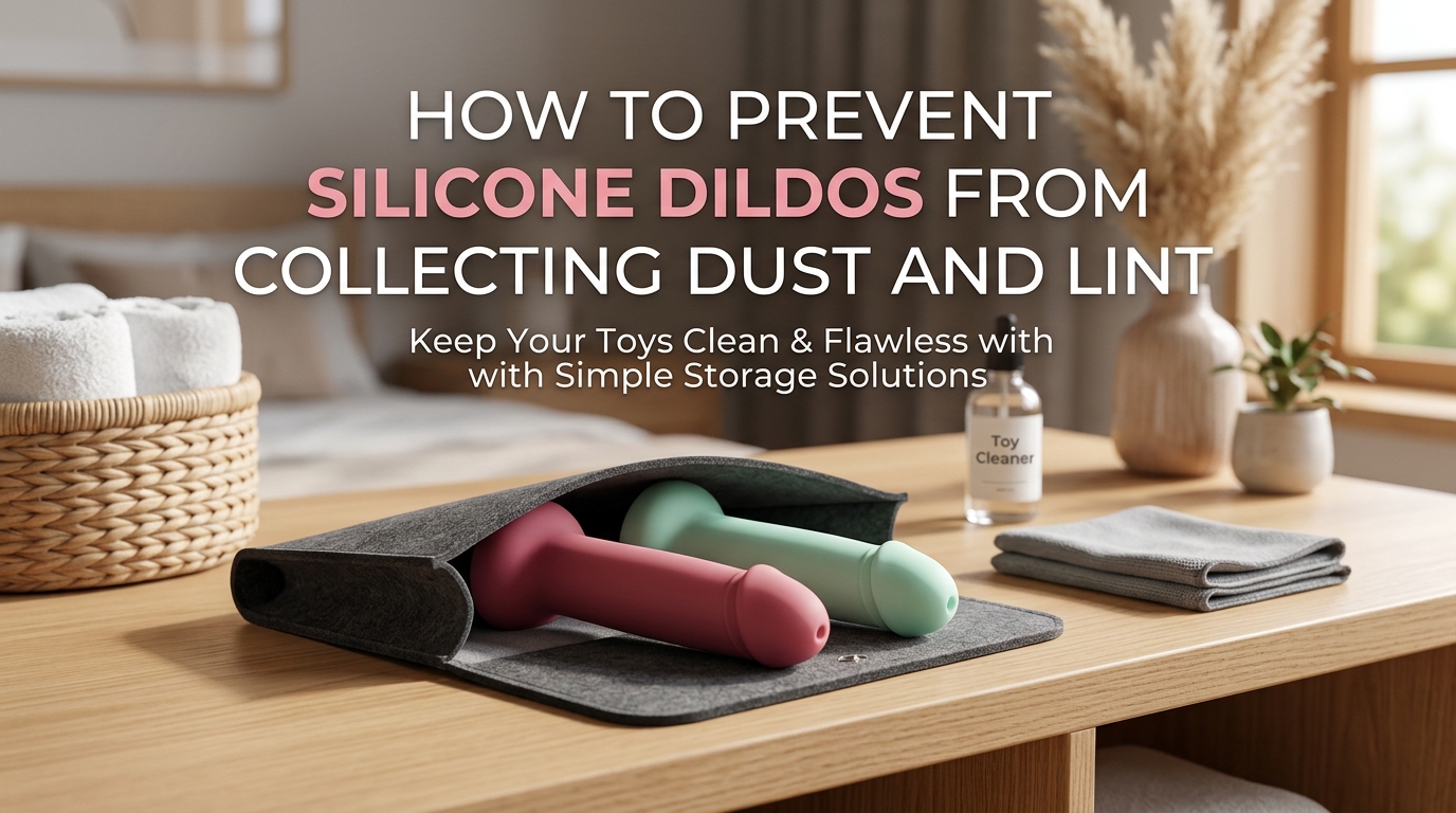 How to Prevent Silicone Dildos From Collecting Dust and Lint